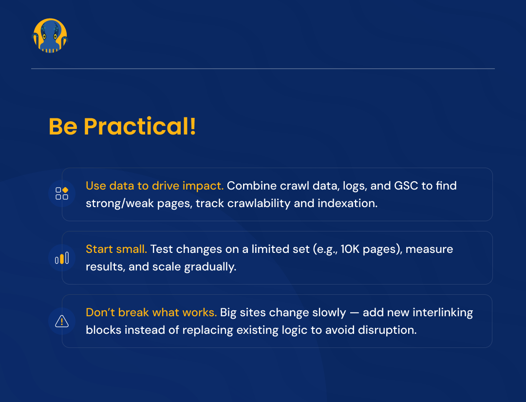 practical approach to internal linking
